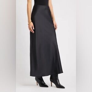 Alex Evenings Black Maxi Skirt